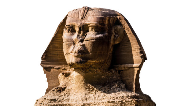 Great Sphinx of Giza stone monument head