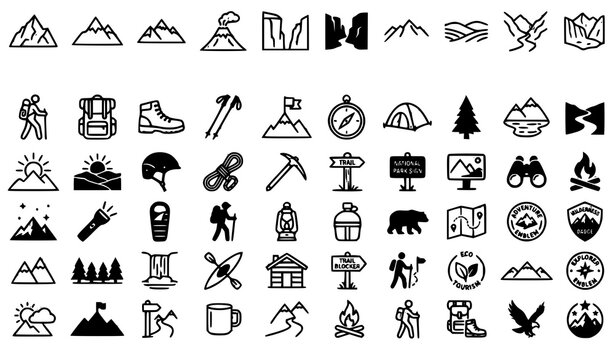 mountain, mountains, peak, hiking, travel, adventure, alpine, summit, landscape, nature, rock, silhouette, trekking, camping, forest, outdoor, glacier, volcano, valley, wilderness, trail, tourism, cli