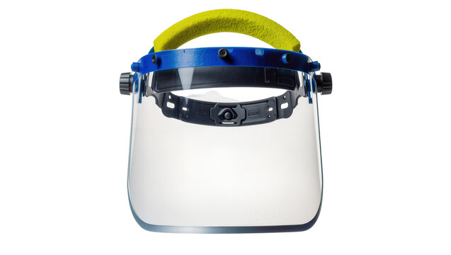 Protective face shield with adjustable headband and clear visor