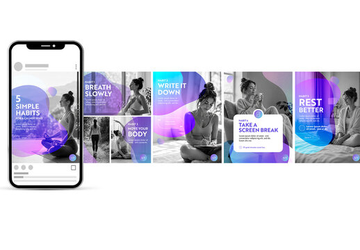 Social Media Carousel Forms Style
