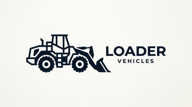Professional company logo featuring heavy duty industrial loader vehicle icon graphic.