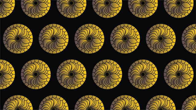 Elegant gold geometric pattern background