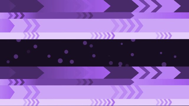 Abstract geometric background with layered horizontal arrows animation