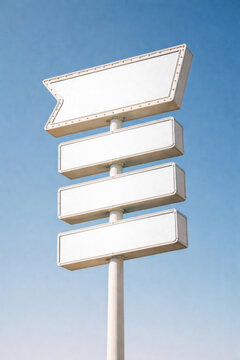 Retro signpost editable mockup png, transparent design
