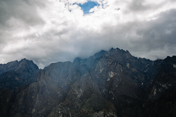 China, Yunnan Province, Jade Dragon Snow Mountain beside Tiger Leaping Gorge  © yue