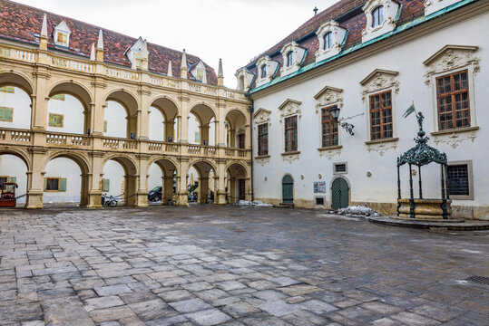 Grazer Landhaus （Graz Landhaus), Courtyard,  City of Graz &ndash; Historic Centre and Schloss Eggenberg, UNESCO World Heritage Site, Austria