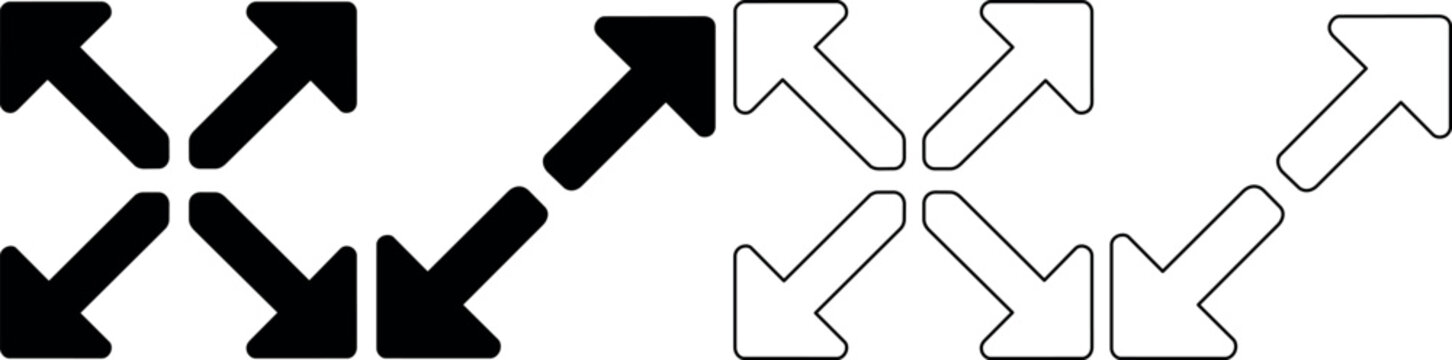 Stylish arrow designs for creative projects and presentations