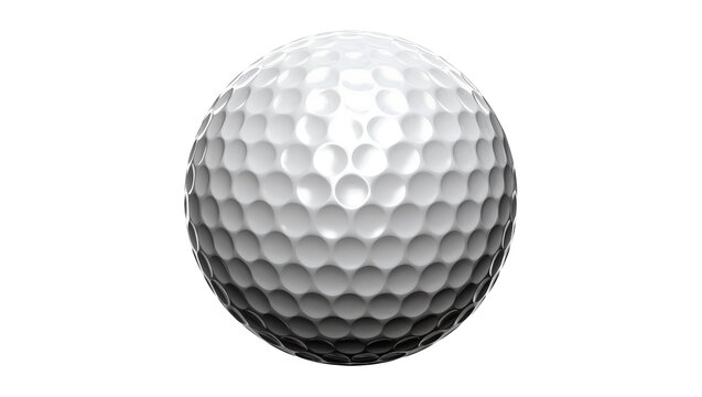 Golf ball dimpled texture close-up studio shot