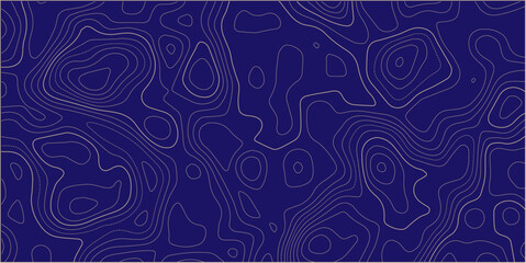 Abstract dark blue topography map background with contour line design topography abstract geography elevation cartography background geometric navigation © Samim islam
