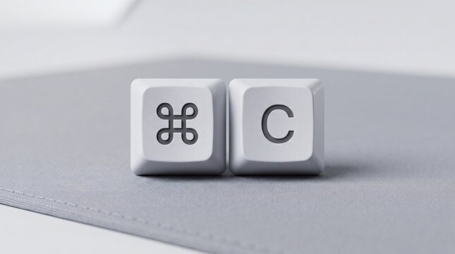 Command C Keyboard Keys Representing Copy Shortcut