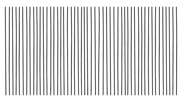 Abstract vertical parallel lines pattern isolated on transparent background for design work.