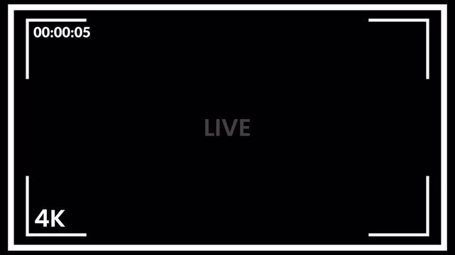 Live button animation, live button overlay animation on a transparent background, live button animation perfect for shows and live performances in 4k with alpha channel.