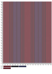 Dark red vertical striped pattern background with muted color lines, modern geometric abstract design for seamless textile, wallpaper, and digital graphics template © HEMEL