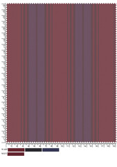 Dark red vertical striped pattern background with muted color lines, modern geometric abstract design for seamless textile, wallpaper, and digital graphics template © HEMEL