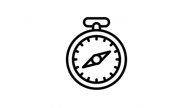 compass animation icon