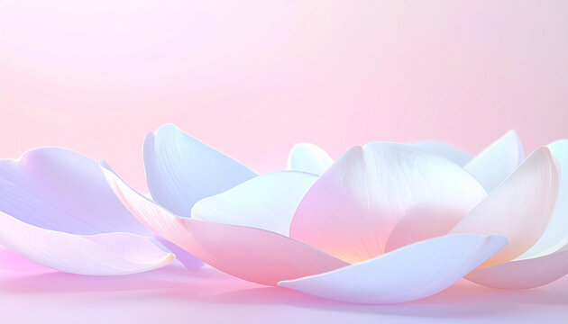 Soft Pastel Lotus Background