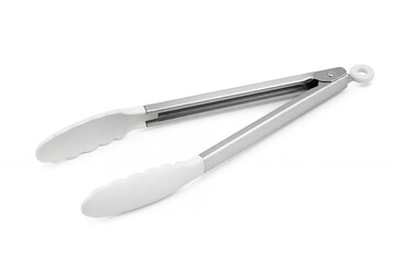 Fototapeta premium Kitchen Tongs Isolated on White Background