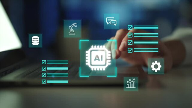AI automation for business workflow and process optimization, image generation, chatbot, business dashboard data analysis, and digital marketing.