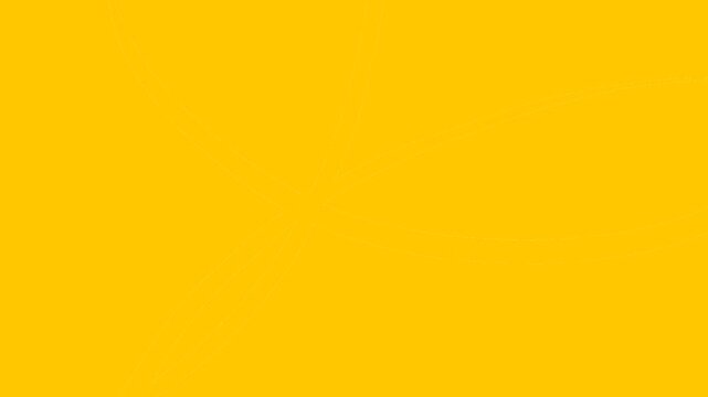 Yellow bouncy ball 2D graphic element for presentation slides and motion effects