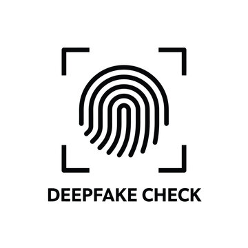 Fingerprint within a focus square a black flat icon representing identity verification and security measures authentication biometric biometrics check