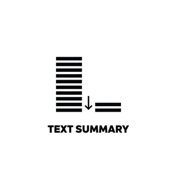 Horizontal bars with arrow pointing to condensed lines a black silhouette on a white background lines stacked line graph