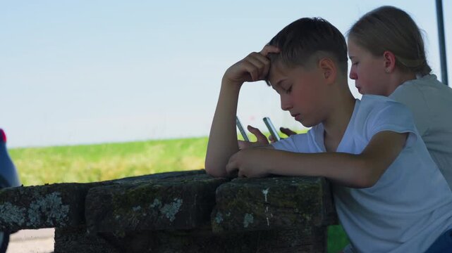 Youthful contemplation: A silent retreat from the digital noise into the embrace of nature&rsquo;s ancient stone