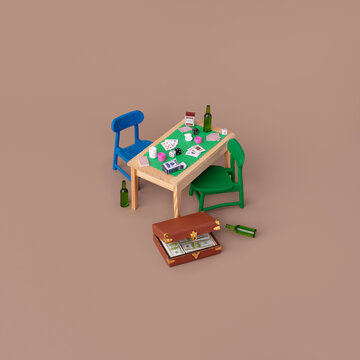 Miniature Poker Night