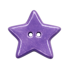 Fototapeta premium PNG Purple star-shaped button.