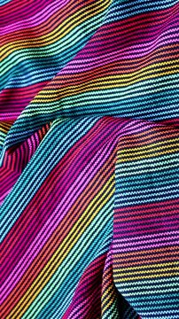 Mexican sarape blanket striped textile texture
