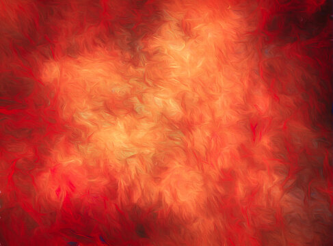 Red Painted Background