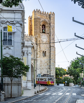 walking the streets of Lisbon Portugal