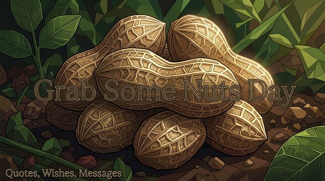 Fresh peanuts in their shells arranged on rich garden soil for a rustic natural food scene suitable for culinary magazine spreads.
