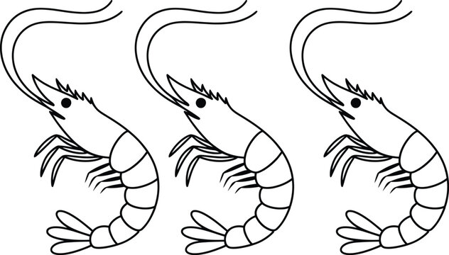 Three cartoon crabs walking side by side