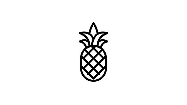 pineapple animation icon