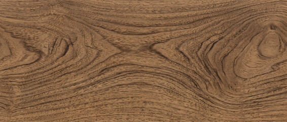 Obraz premium Walnut wood texture with bold flowing grain seamless natural hardwood background