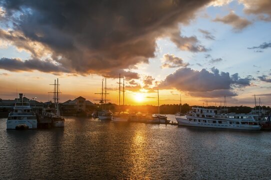 The harbour of Nadi, Viti Lewu, Fiji