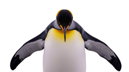 King penguin with wings spread wide © Otillie