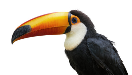 Fototapeta premium Toco Toucan bird with large colorful beak