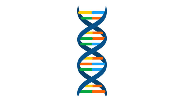 DNA Helix Double Strand Structure, Genetic Code, Science and Biology