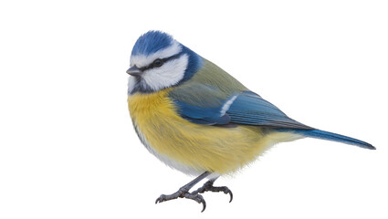 Blue tit bird with yellow breast and blue wings © Natalia