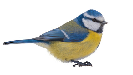 Blue tit bird with yellow and blue feathers © Natalia