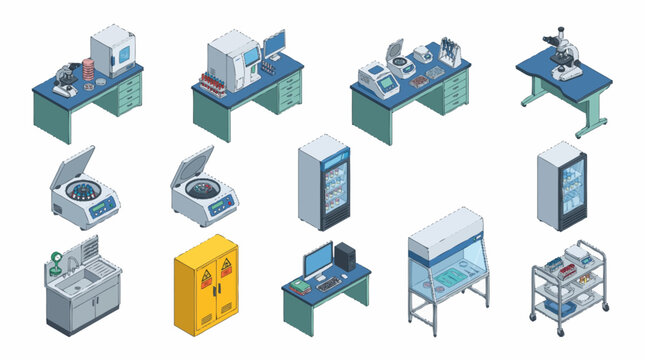 Laboratory equipment and scientific instruments.