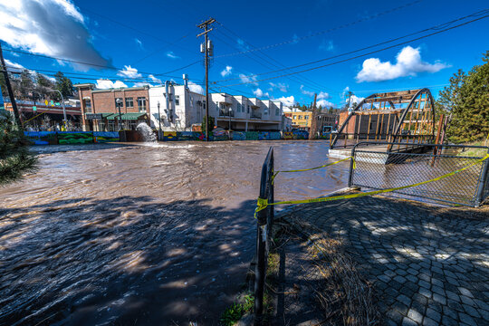 Flood Damage by the Palouse River in Pullman, WA