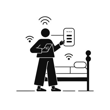 Smart home technology connects devices to create a seamless living experience for the user.
