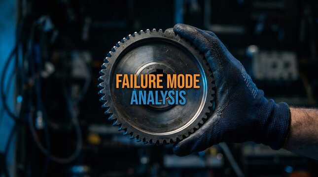 Mechanical Engineer Holding a Metal Gear for Comprehensive Failure Mode and Effects Analysis Testing