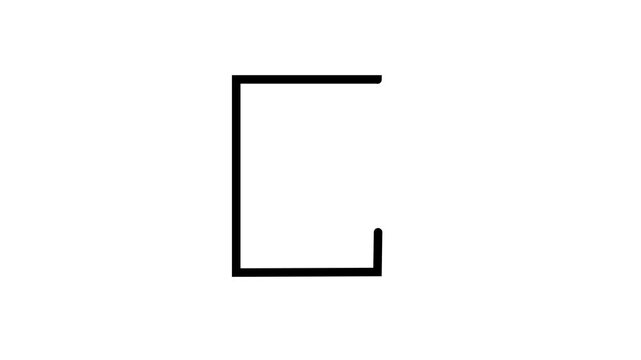 Document Edit Icon Animation for File Editing and Writing