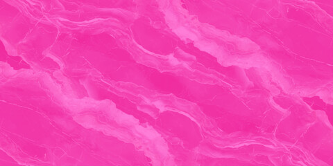 Abstract textured vivid neon pink marble liquid fluid background surface with striking veins for bold contemporary backdrop design © Jui