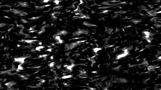 Abstract black and white wavy texture pattern