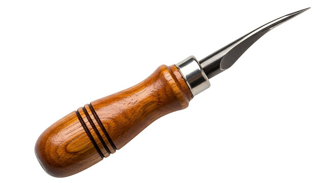 Wooden toothpick with sharp metal tip