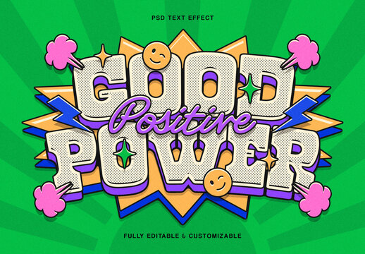 Comic Pop Text Effect